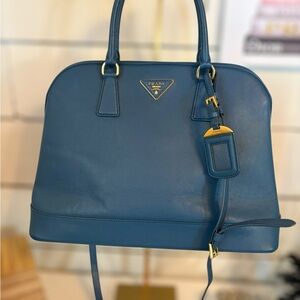 Prada Open Promenade Bag Saffiano Leather Large